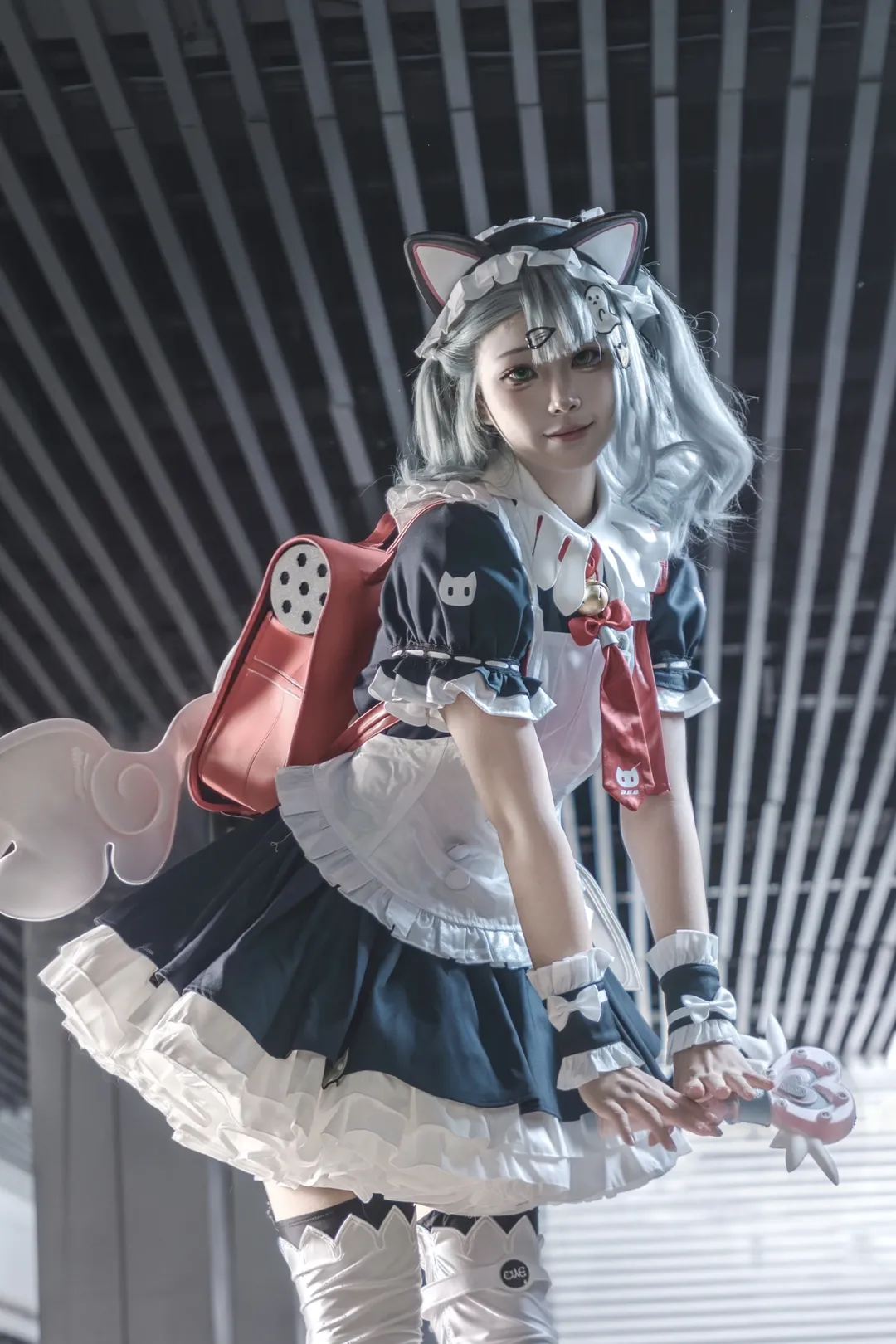 絕區零, 螢火蟲漫展, 千夏cos, cosplay返圖, 貓耳女僕 - 第2張