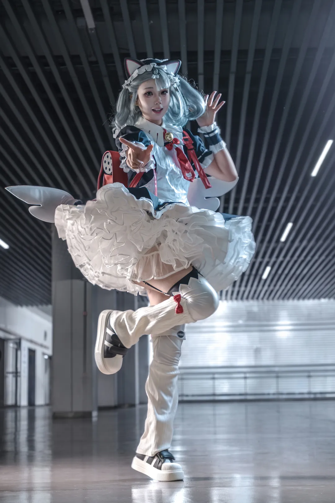 绝区零, 萤火虫漫展, 千夏cos, cosplay返图, 猫耳女仆