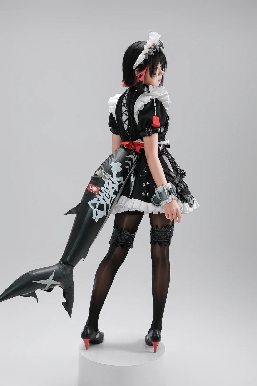 绝区零, 艾莲乔cos, 棚拍分享, 鲨鱼女仆, 机能风cosplay - 第1张