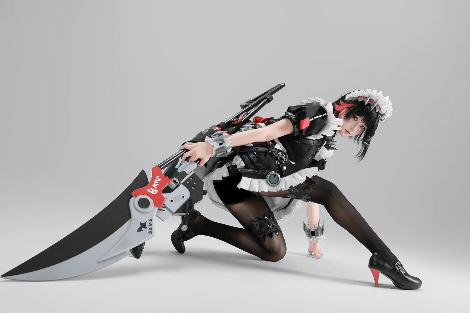 绝区零, 棚拍, 艾莲乔cos, cosplay摄影, 战斗女仆 - 第2张