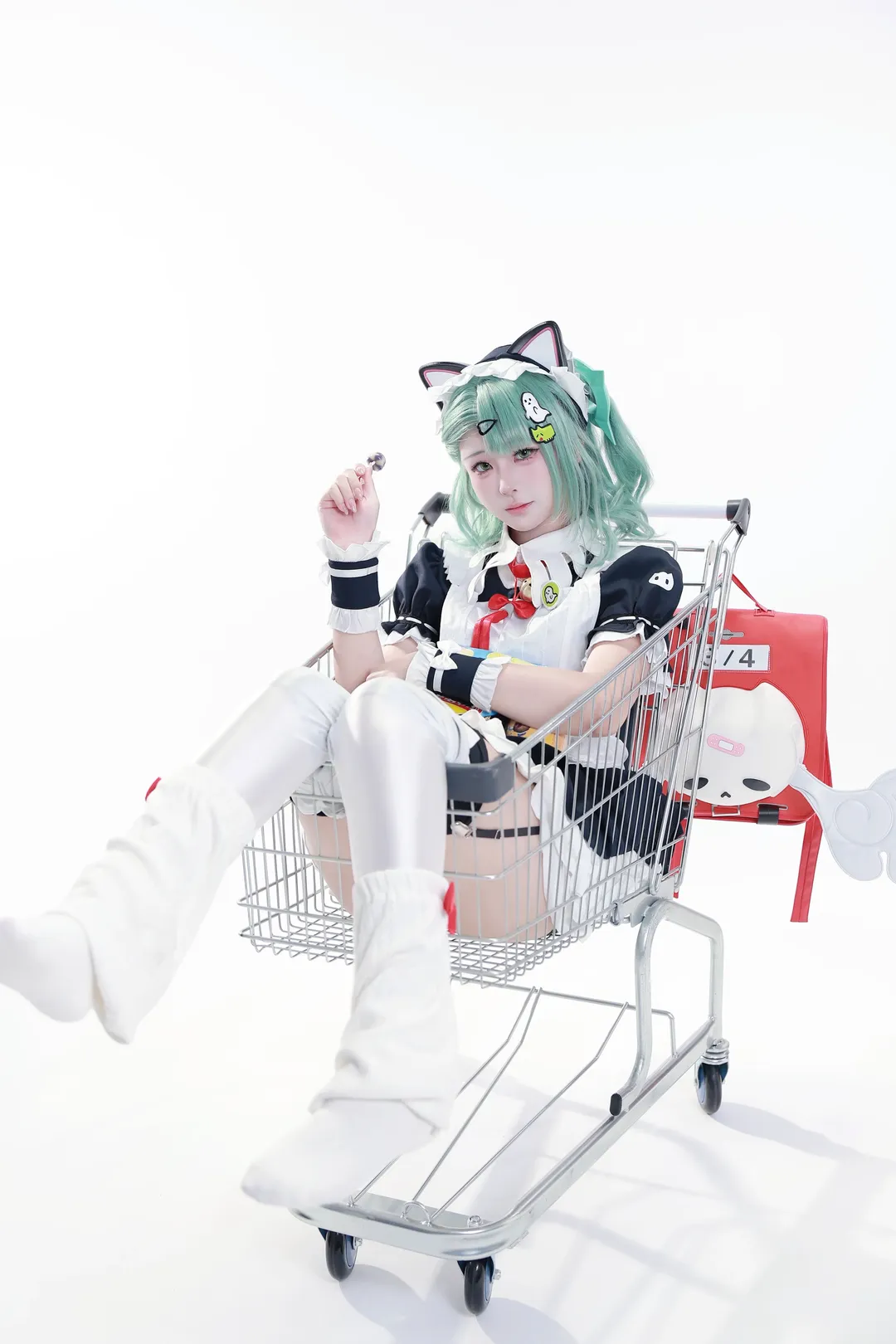 絕區零, 二次元, 女僕裝, 白絲, 千夏cos