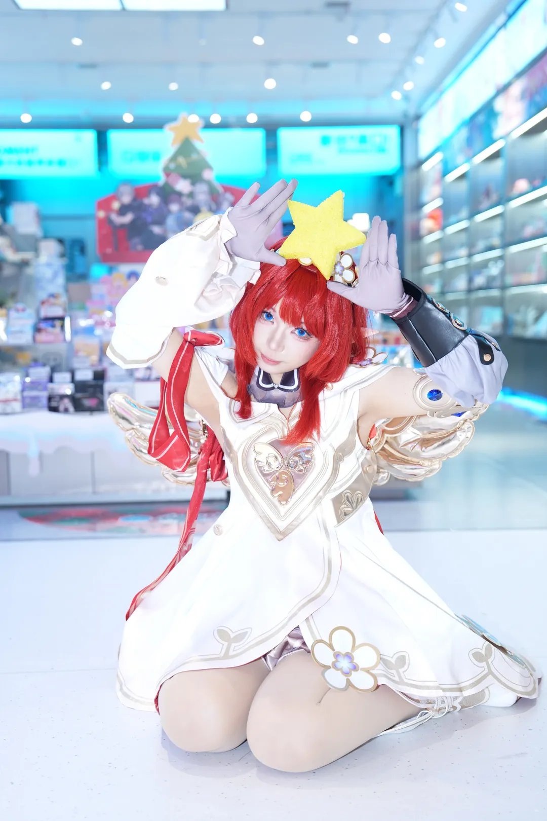 Honkai: Star Rail, Cute girl, Tribbie cosplay, White stockings, Chrysos Heirs - Image 4