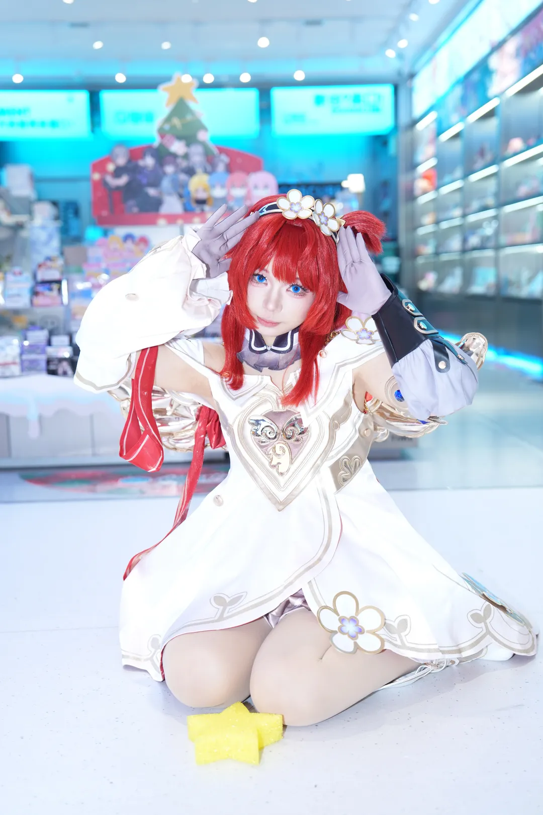 Honkai: Star Rail, Cute girl, Tribbie cosplay, White stockings, Chrysos Heirs - Image 6