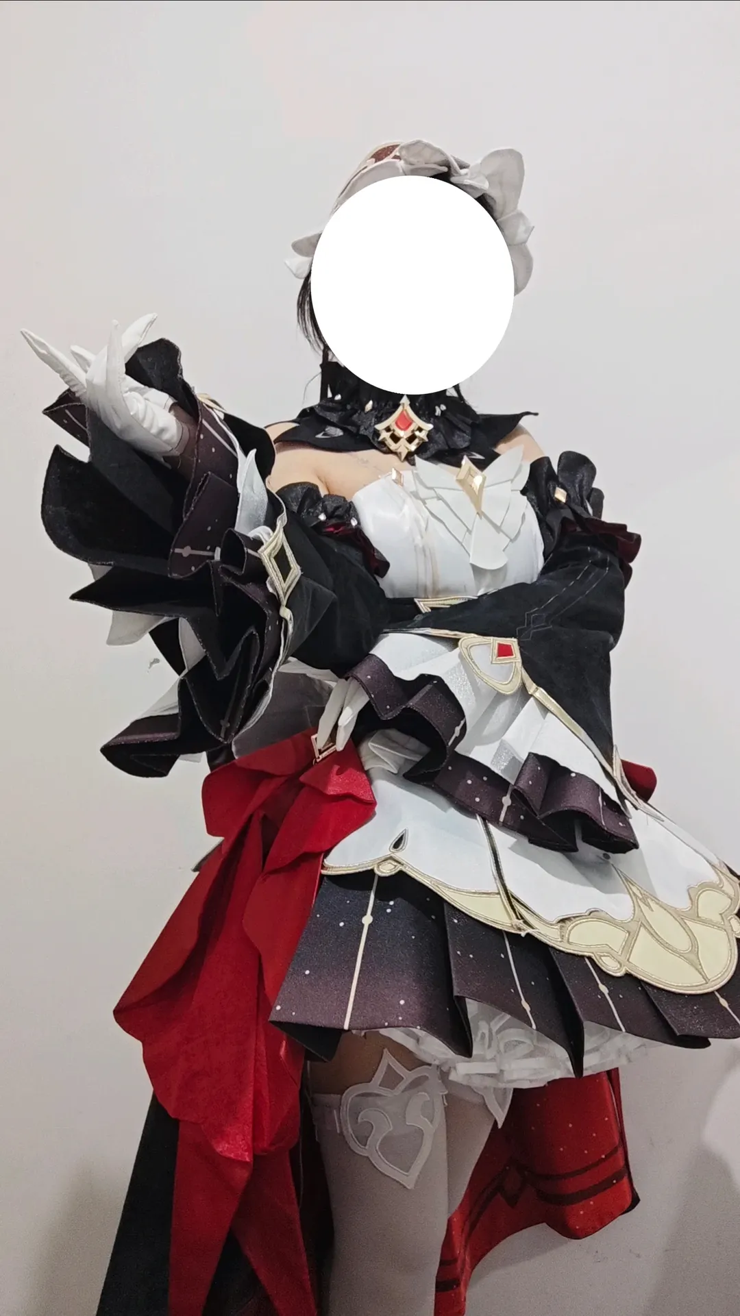 桑多涅cos, 原神, 白絲, 服裝細節, cosplay試衣