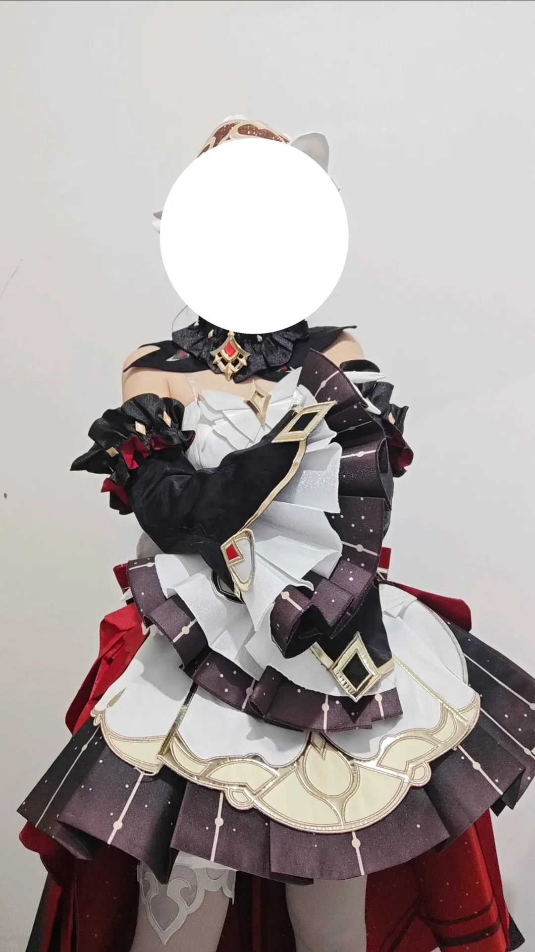 桑多涅cos, 原神, 白丝, 服装细节, cosplay试衣 - 第3张
