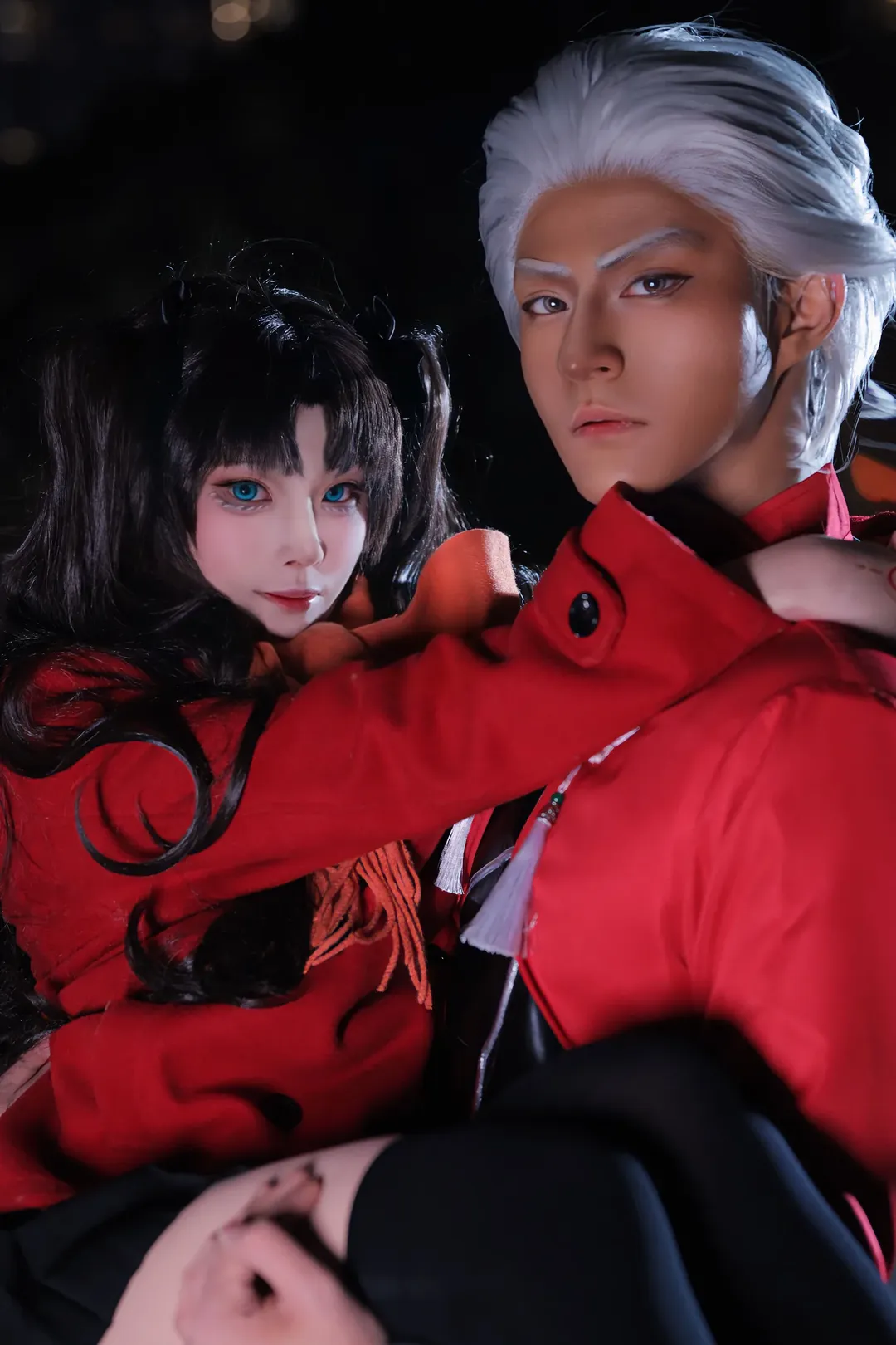 cosplay, 远坂凛cos, 丝袜cos, 红Acos, Fate/stay night UBW
