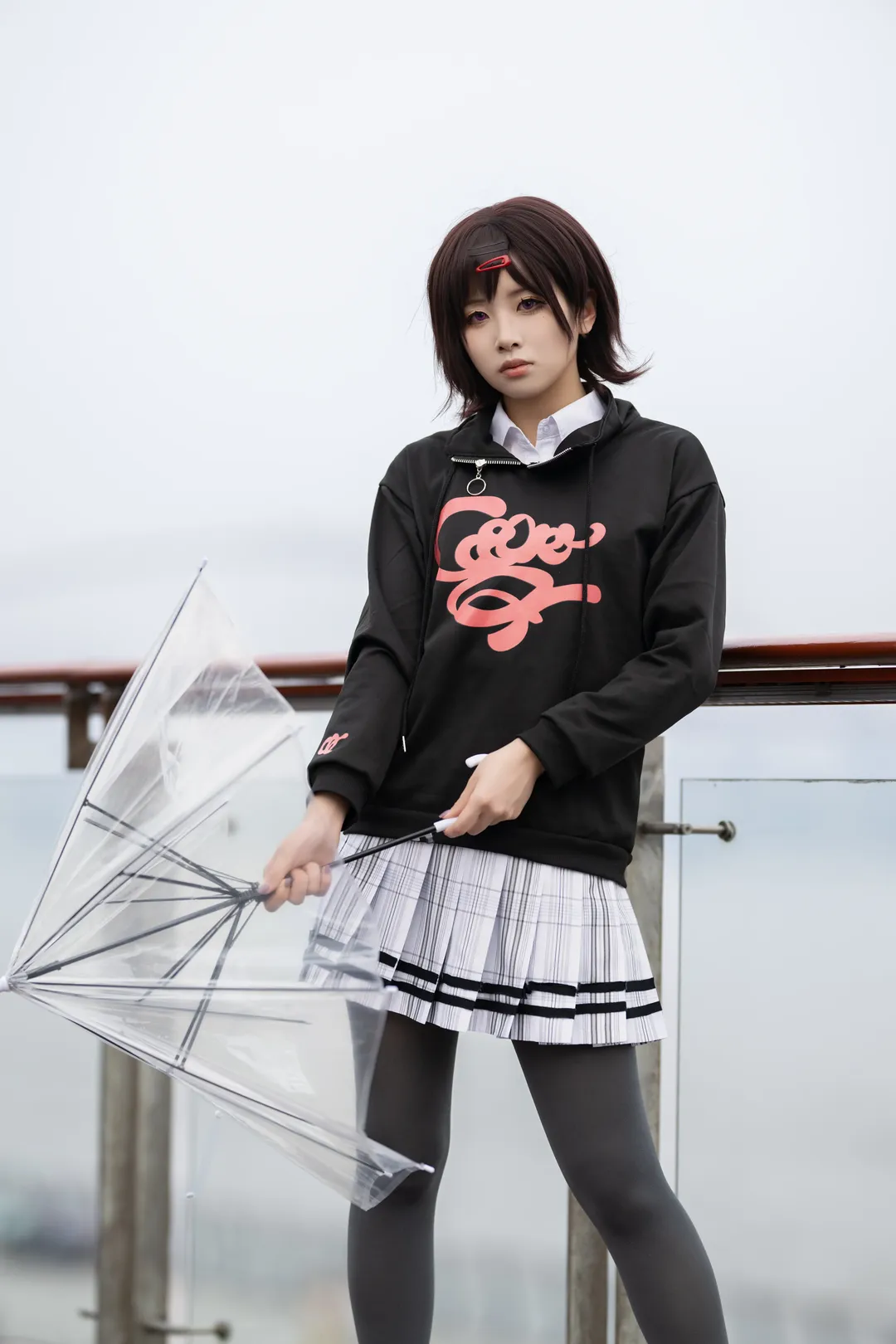 cosplay日常, 樋口円香cos, 偶像大師閃耀色彩, 生賀cos, 灰絲穿搭