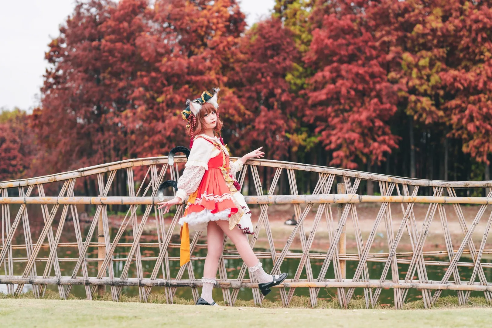 cosplay, 东方Project, 白丝, 猫娘, 橙cos - 第12张