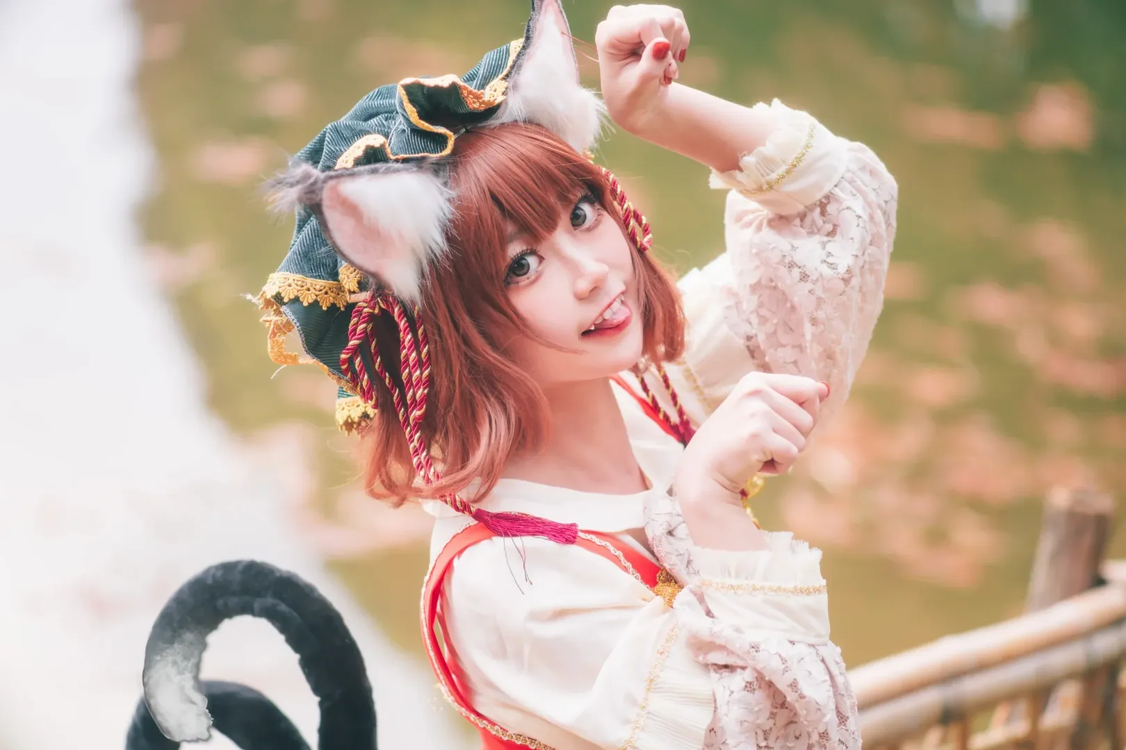 cosplay, 东方Project, 白丝, 猫娘, 橙cos - 第2张