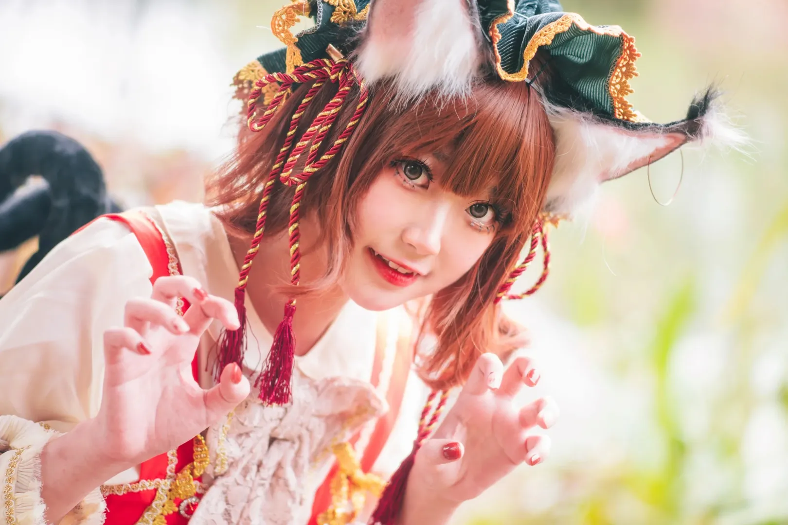 cosplay, 东方Project, 白丝, 猫娘, 橙cos - 第4张