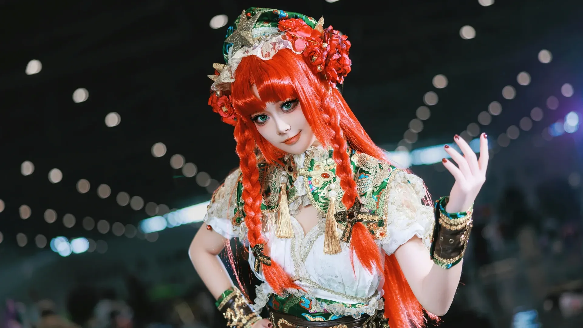 东方project, 漫展, 红发, 红美铃cos, 异域风 - 第5张