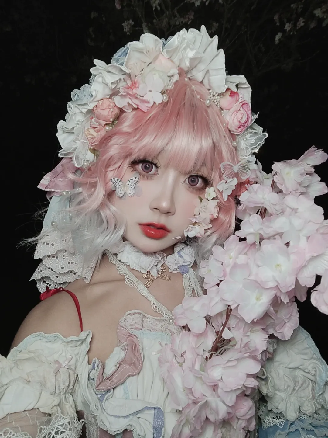 cosplay, 东方Project, 樱花, 幽幽子cos, 春日妆容 - 第2张