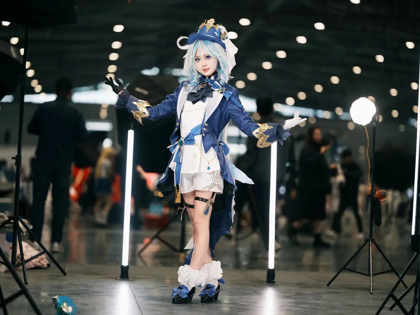 原神, フリーナ コスプレ, コスプレポーズ参考, アニメイベントの撮影ポーズ, 杖小道具撮影 - 10枚目