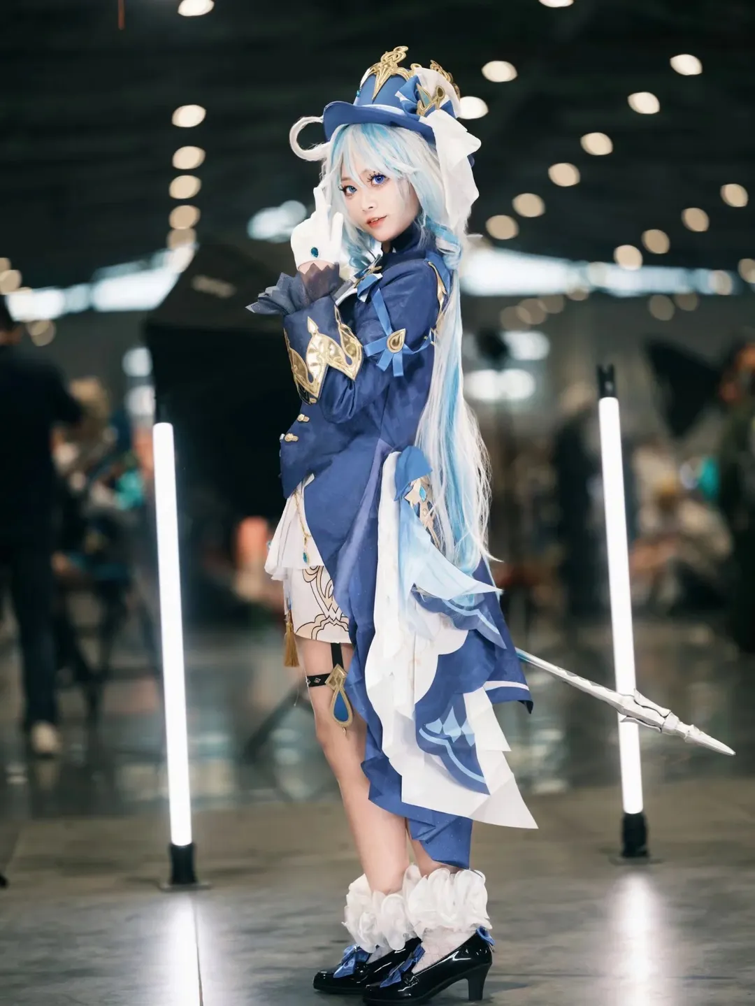 原神, フリーナ コスプレ, コスプレポーズ参考, アニメイベントの撮影ポーズ, 杖小道具撮影 - 11枚目