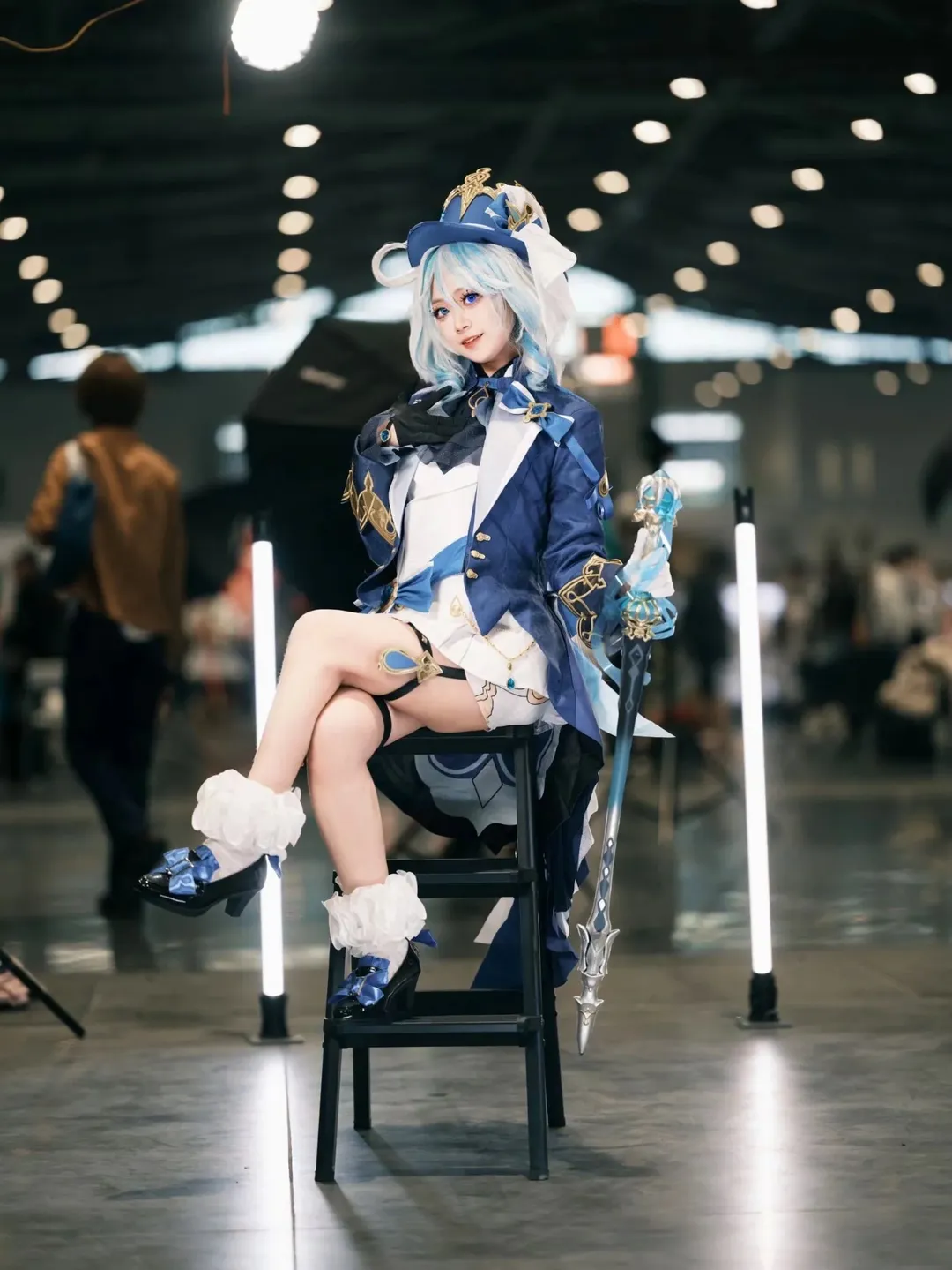 原神, フリーナ コスプレ, コスプレポーズ参考, アニメイベントの撮影ポーズ, 杖小道具撮影 - 13枚目