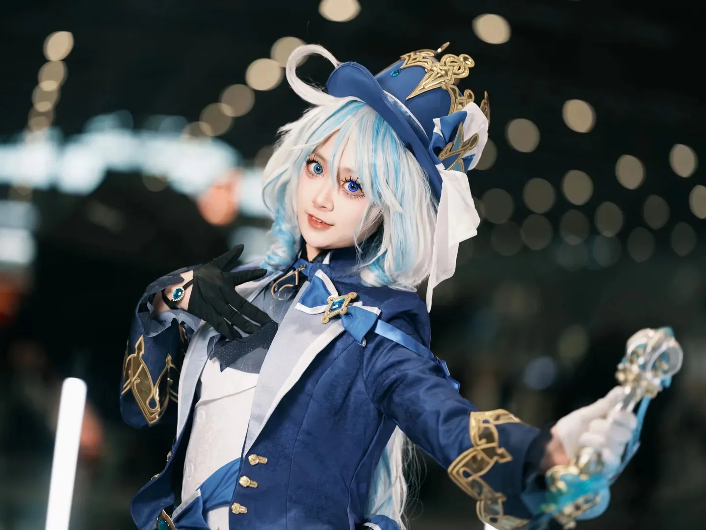 原神, フリーナ コスプレ, コスプレポーズ参考, アニメイベントの撮影ポーズ, 杖小道具撮影 - 14枚目