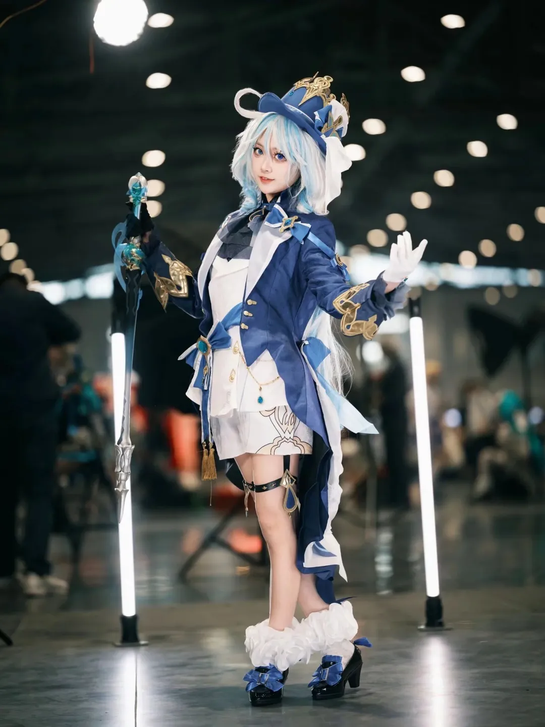 原神, フリーナ コスプレ, コスプレポーズ参考, アニメイベントの撮影ポーズ, 杖小道具撮影 - 17枚目