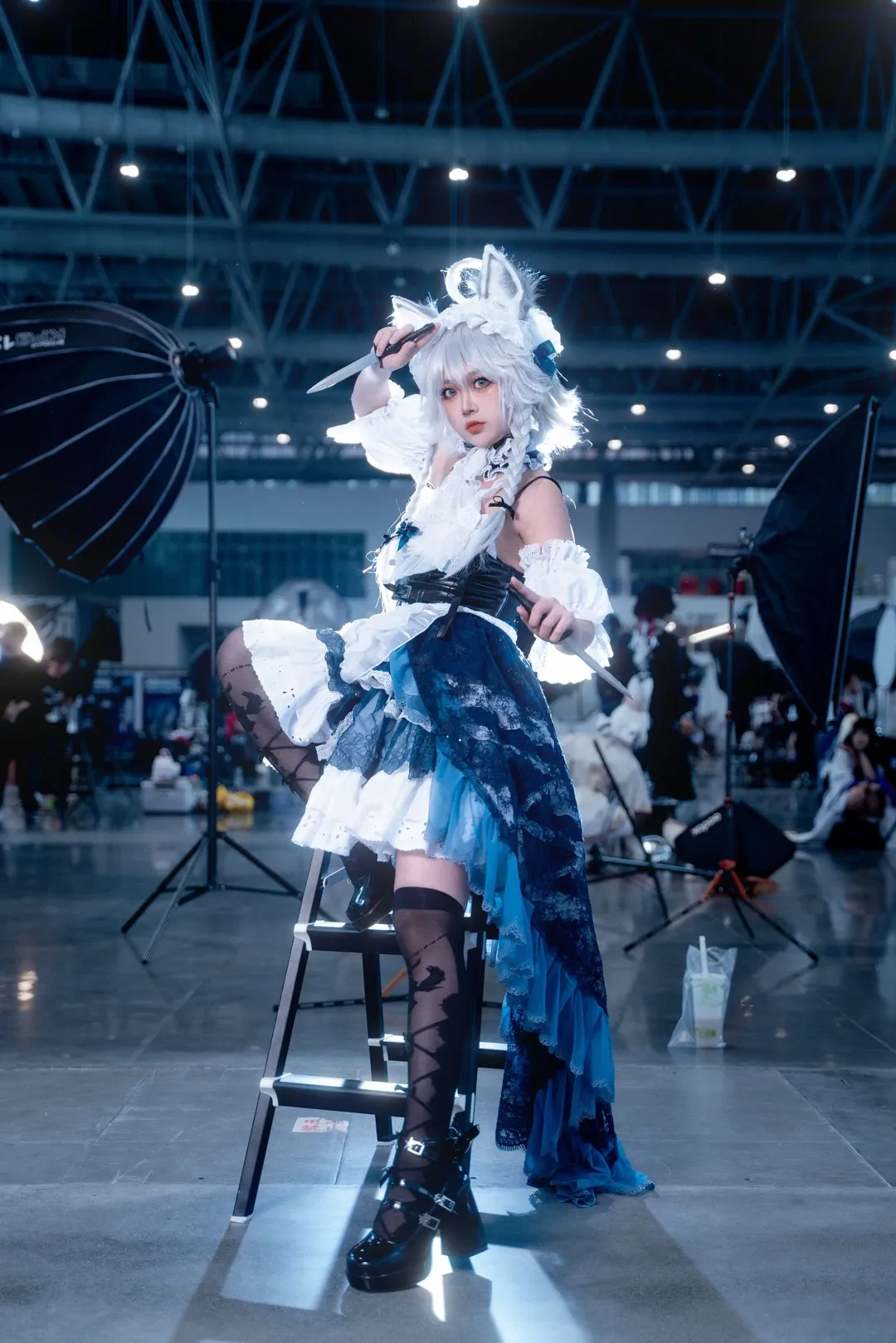 cosplay, 东方Project, 漫展返图, 十六夜咲夜cos, 黑丝 - 第5张