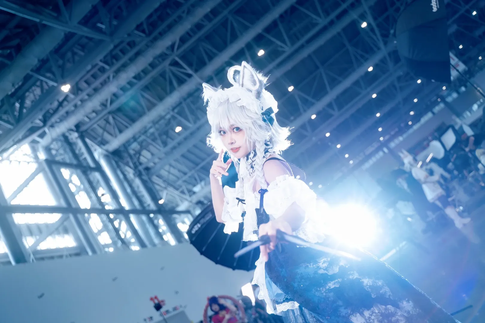 cosplay, 东方Project, 漫展返图, 十六夜咲夜cos, 黑丝 - 第6张