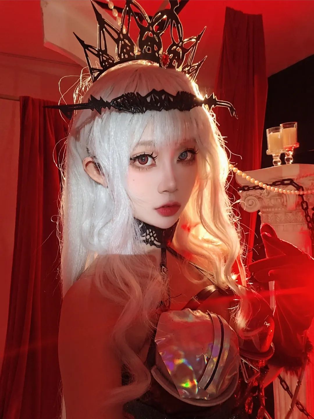 二次元, 明日方舟, 暗黑哥特, 浊心斯卡蒂cos, 红女爵