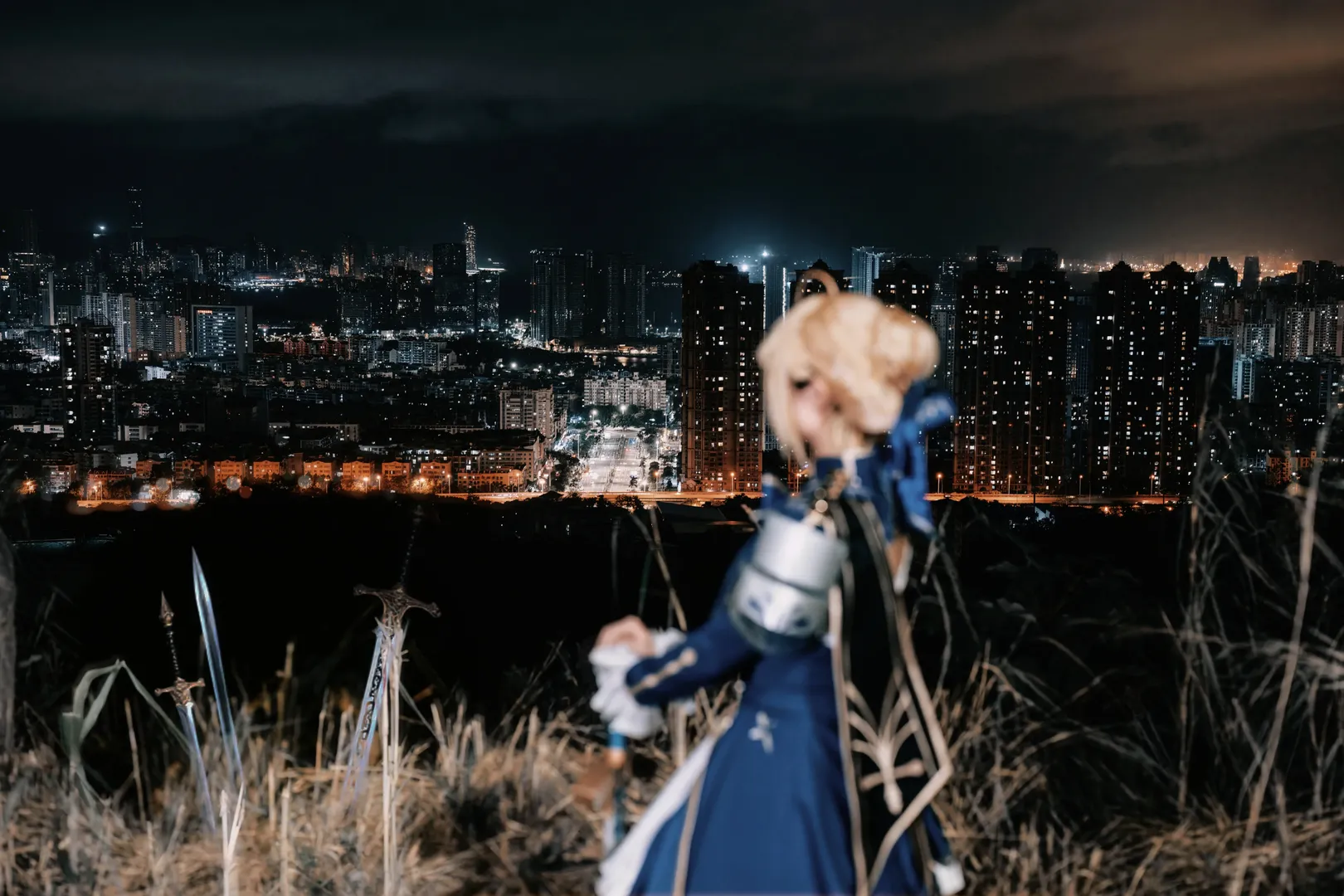 cosplay, 崩坏星穹铁道, 阿尔托莉雅cos, 夜景摄影, 骑士王 - 第3张