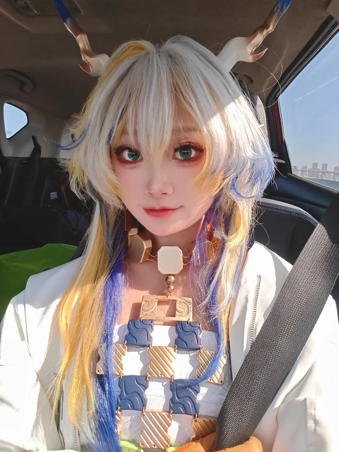 cosplay, 黍cos, 明日方舟, 稻田外景, 种田