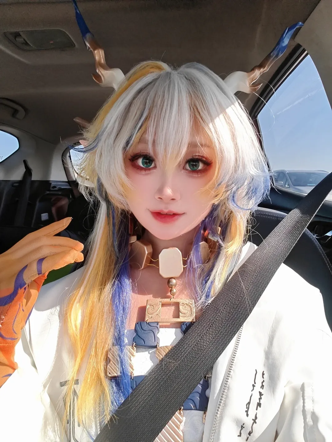 cosplay, 黍cos, 明日方舟, 稻田外景, 种田 - 第3张