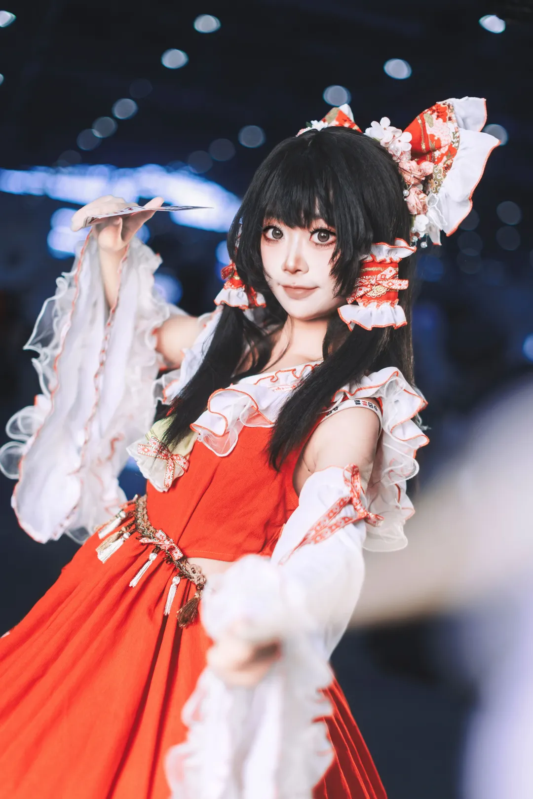 博丽灵梦cos, 东方project, 漫展返图, Cosplay摄影, 巫女服 - 第1张