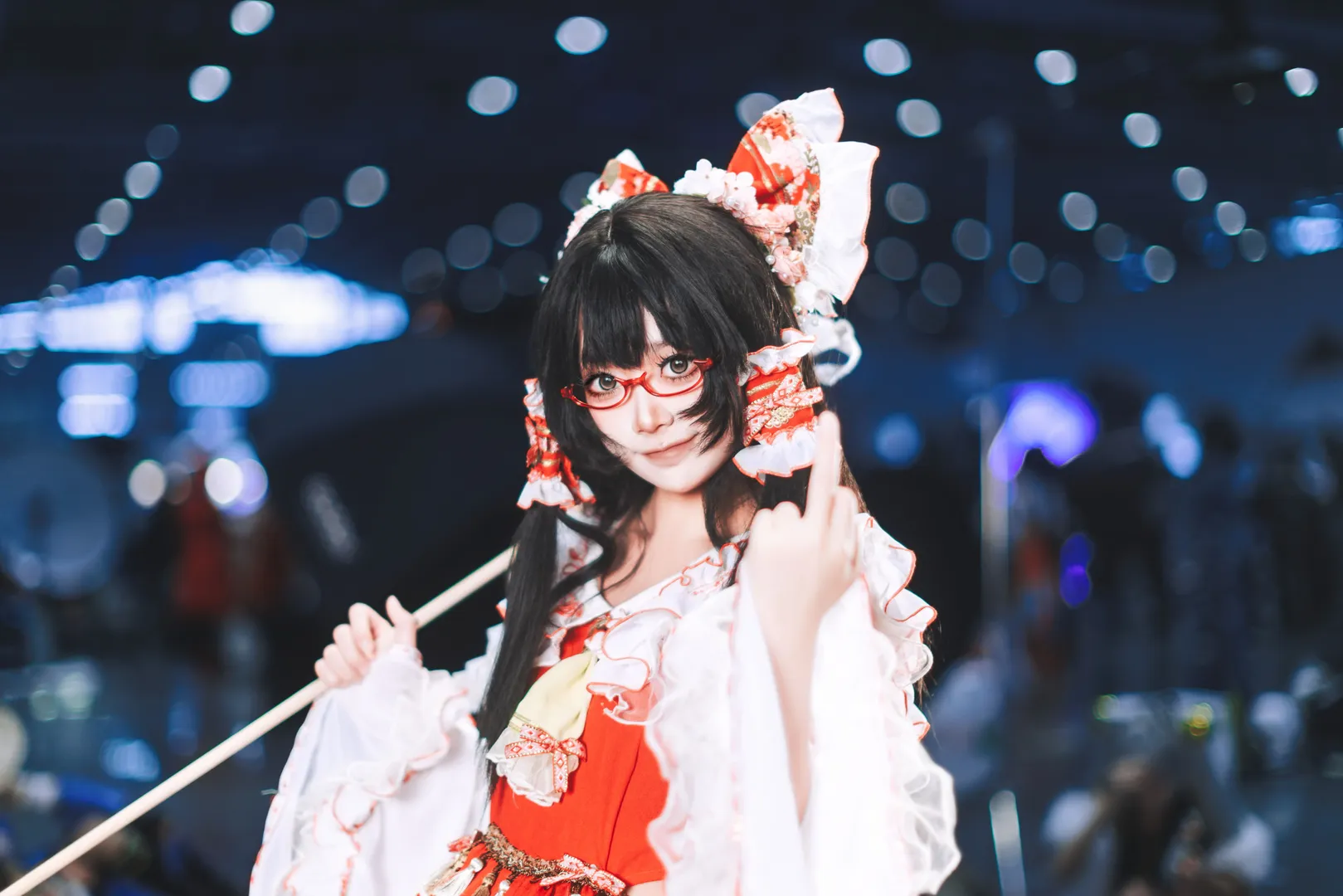 博丽灵梦cos, 东方project, 漫展返图, Cosplay摄影, 巫女服 - 第2张