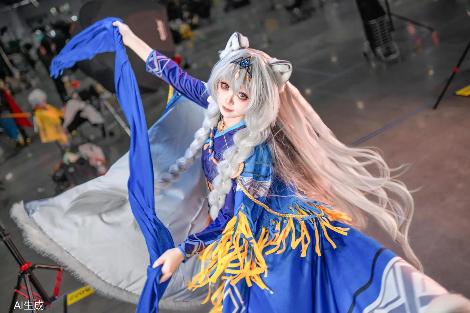场照, 初雪cos, 明日方舟, 兽耳娘cos, 圣聆初雪 - 第2张