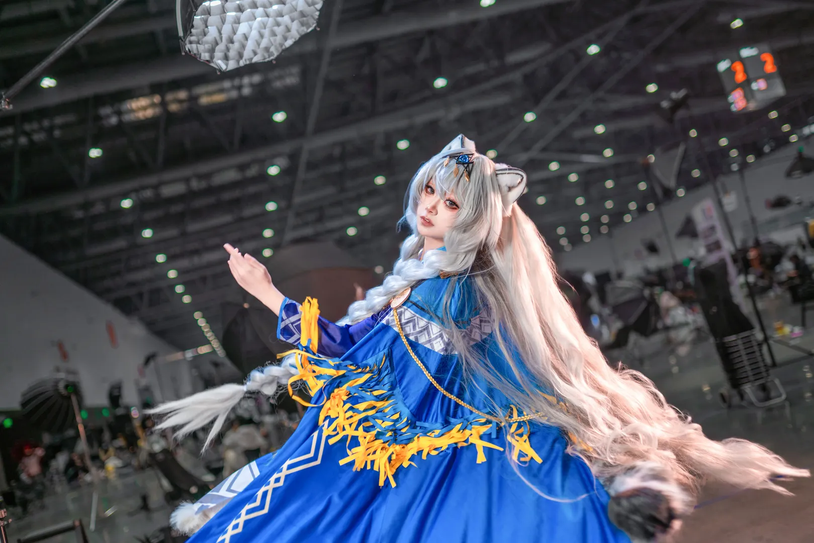 场照, 初雪cos, 明日方舟, 兽耳娘cos, 圣聆初雪 - 第8张