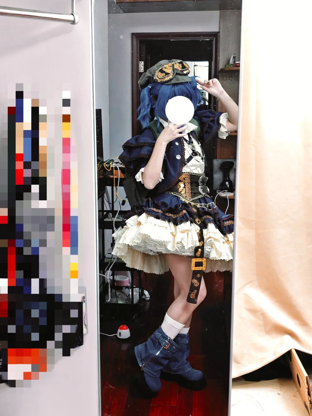 東方Project, 河城にとり コスプレ, コスプレ試着, スチームパンクコーデ, オーダーメイドコスプレ衣装