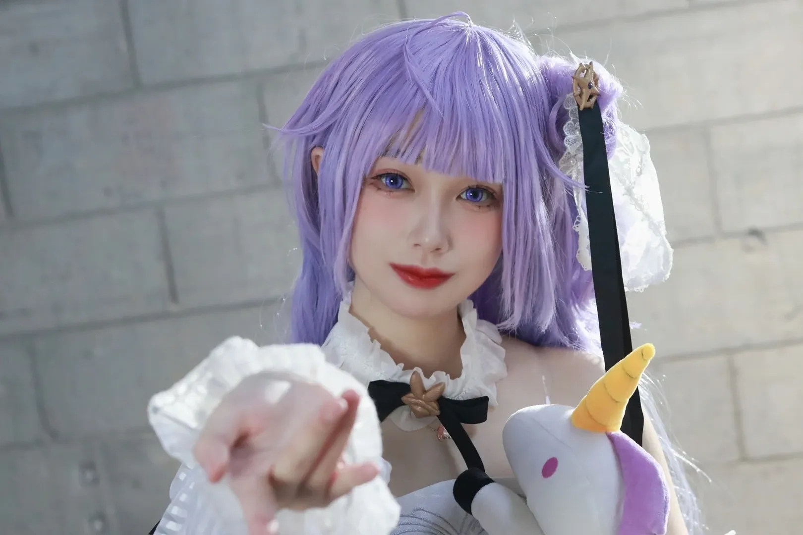 碧蓝航线, 漫展场照, 二次元cosplay, 独角兽cos, 白丝穿搭 - 第1张