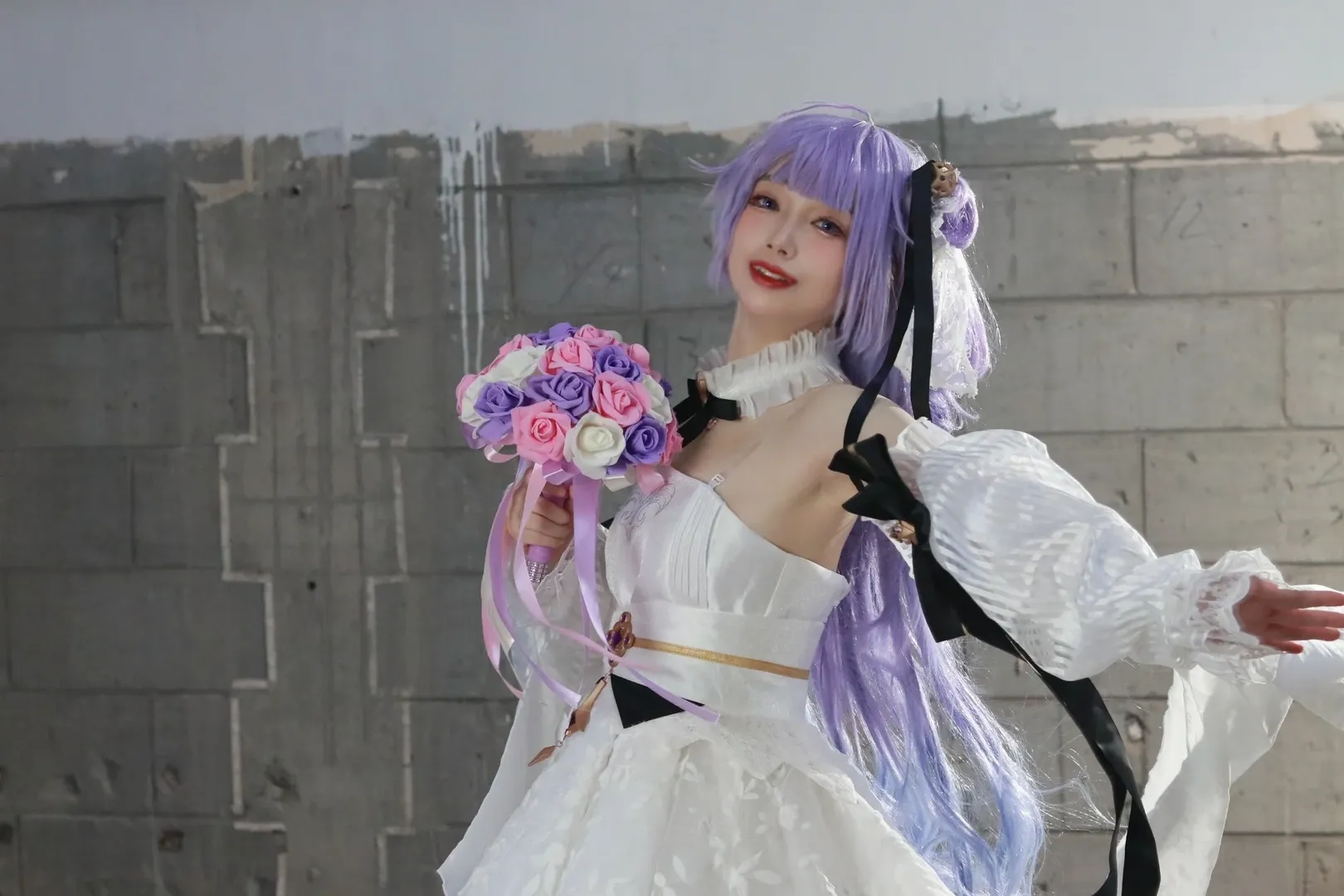 碧蓝航线, 漫展场照, 二次元cosplay, 独角兽cos, 白丝穿搭 - 第4张
