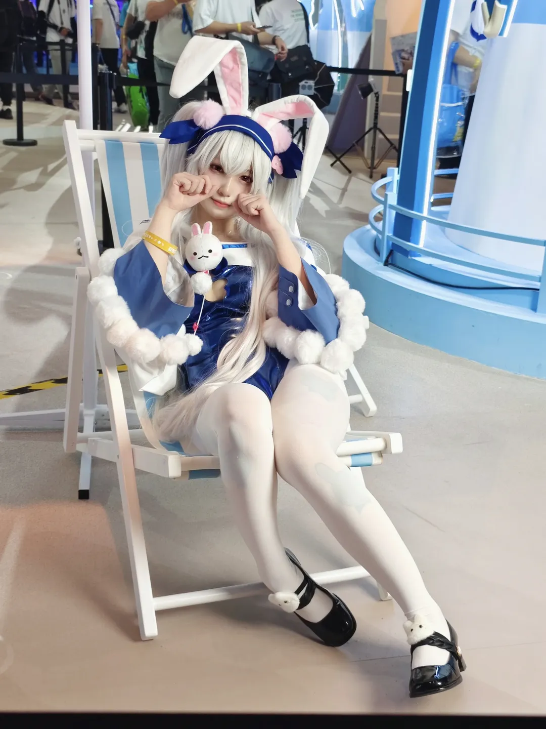 二次元, 碧蓝航线, 漫展返图, 拉菲cos, 白丝cosplay - 第1张