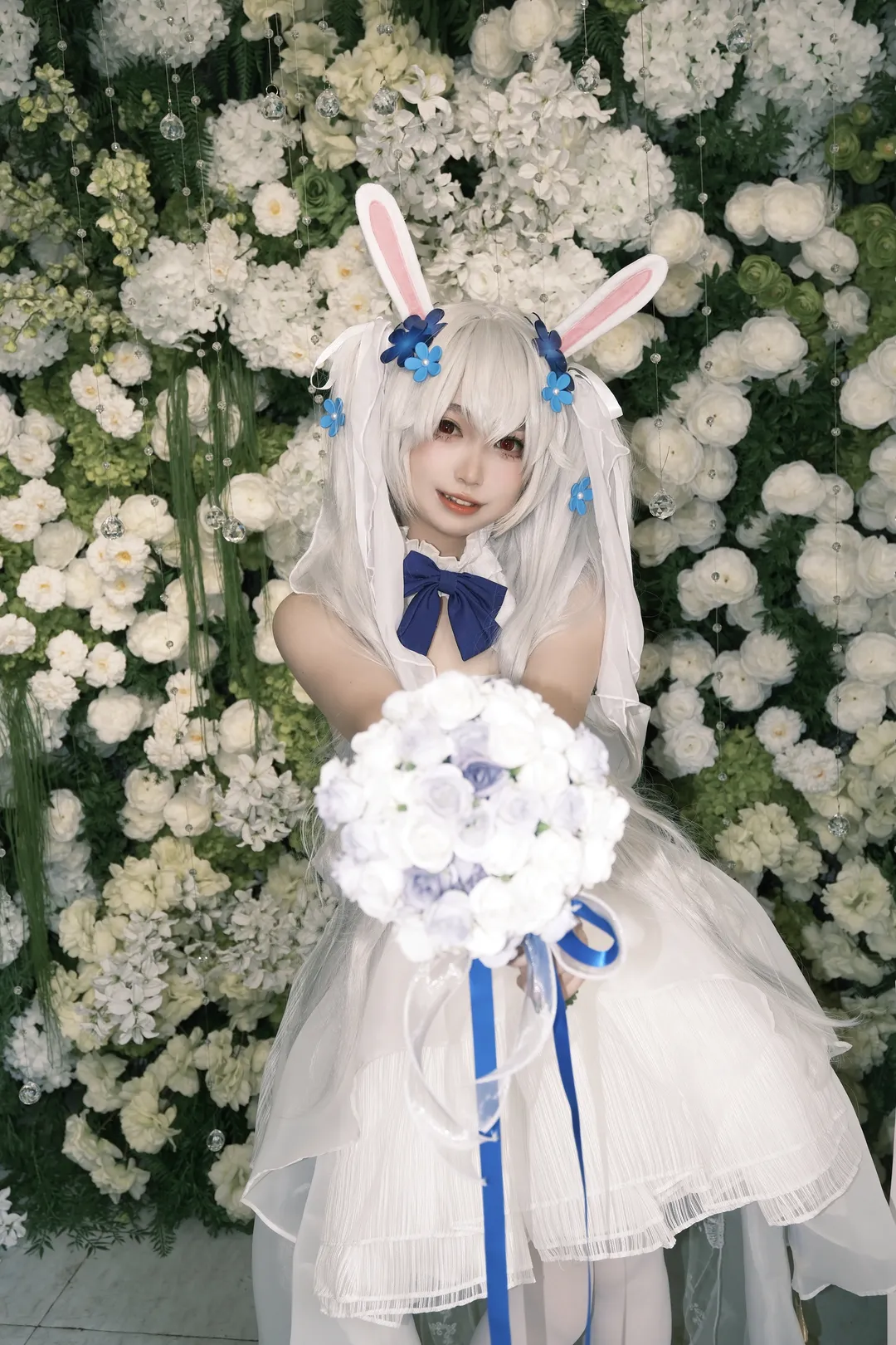 碧蓝航线, 拉菲cos, 花嫁cosplay, 白丝cos, 碧蓝航线only - 第1张