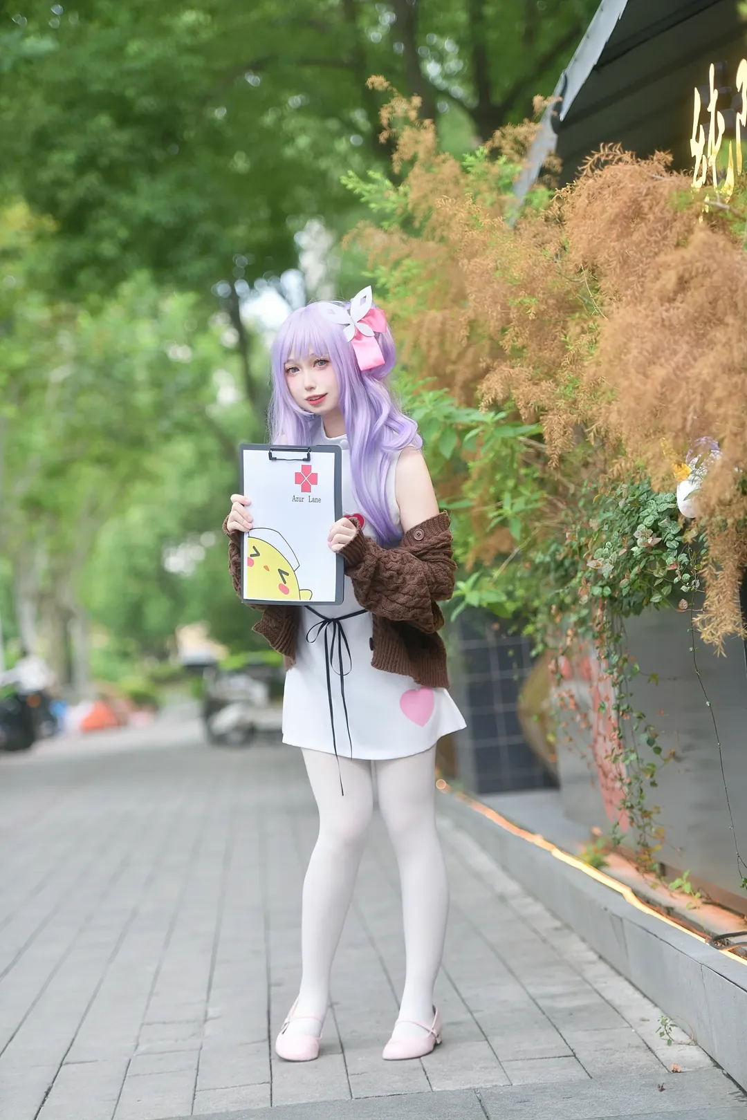 碧蓝航线, 独角兽cos, cosplay日常, 白丝穿搭, 平行港区