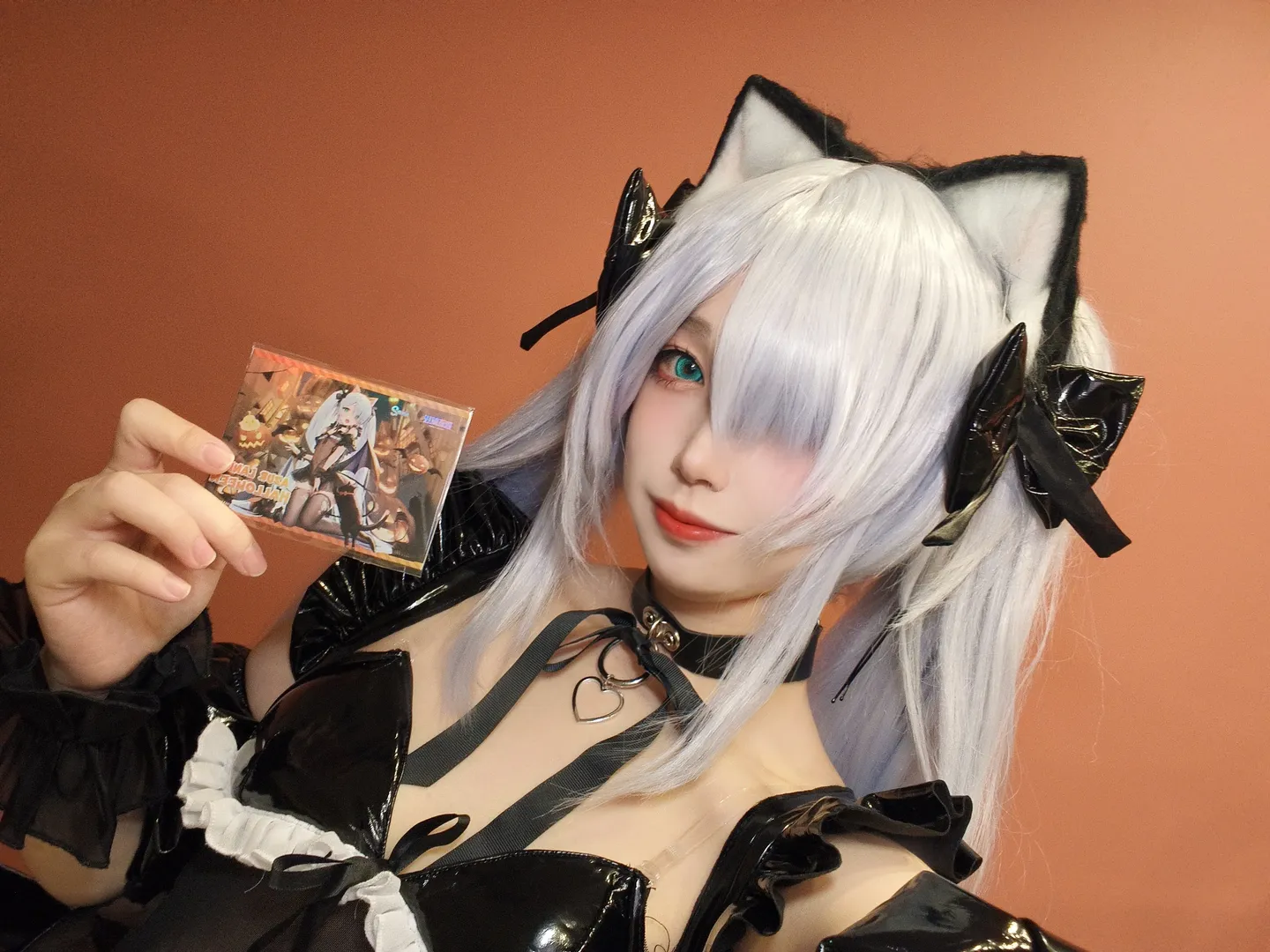 碧蓝航线, 雅努斯cos, cosplay丝袜, 万圣节cosplay, 小恶魔装扮 - 第5张