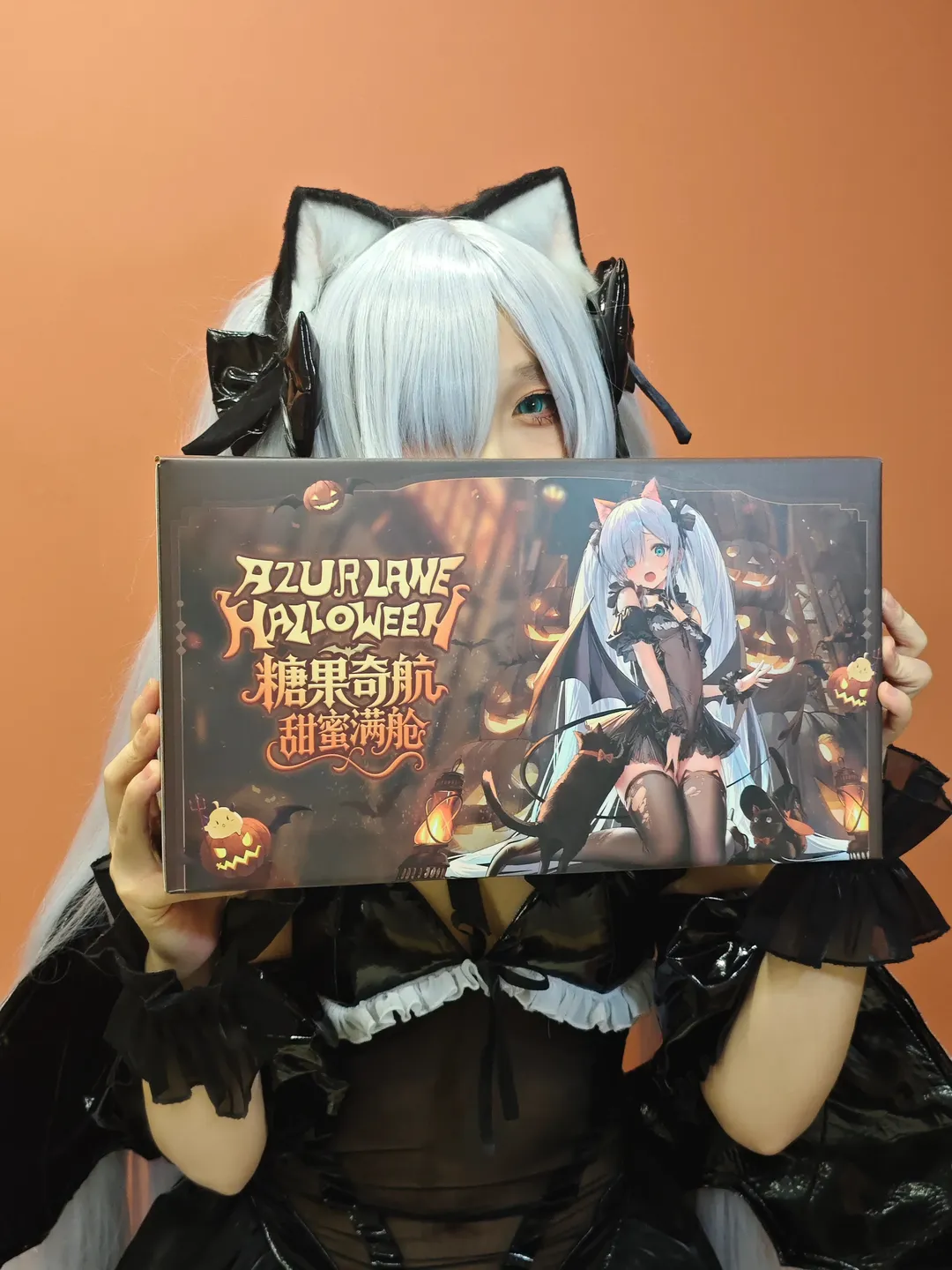 碧蓝航线, 雅努斯cos, cosplay丝袜, 万圣节cosplay, 小恶魔装扮 - 第6张