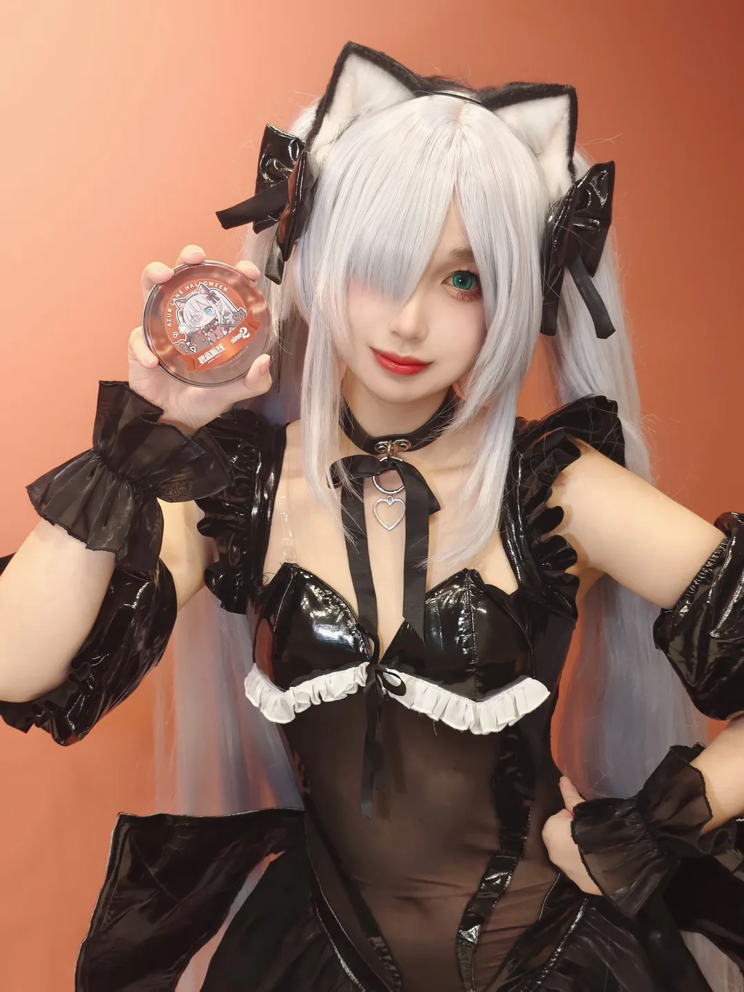 碧蓝航线, 雅努斯cos, cosplay丝袜, 万圣节cosplay, 小恶魔装扮 - 第7张
