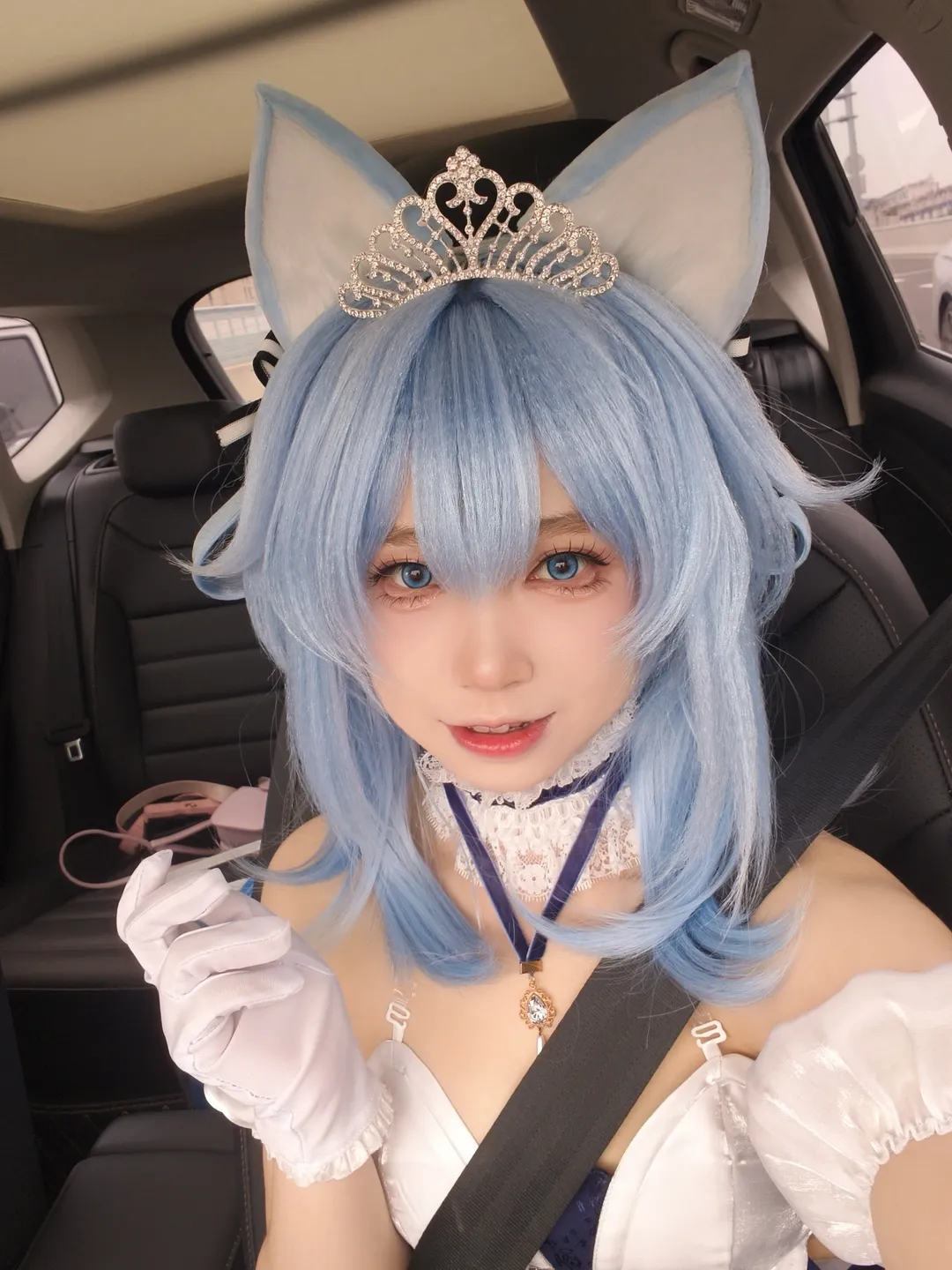 碧蓝航线, 二次元cosplay, 碧蓝航线cos, cos日常, 蓝毛礼服