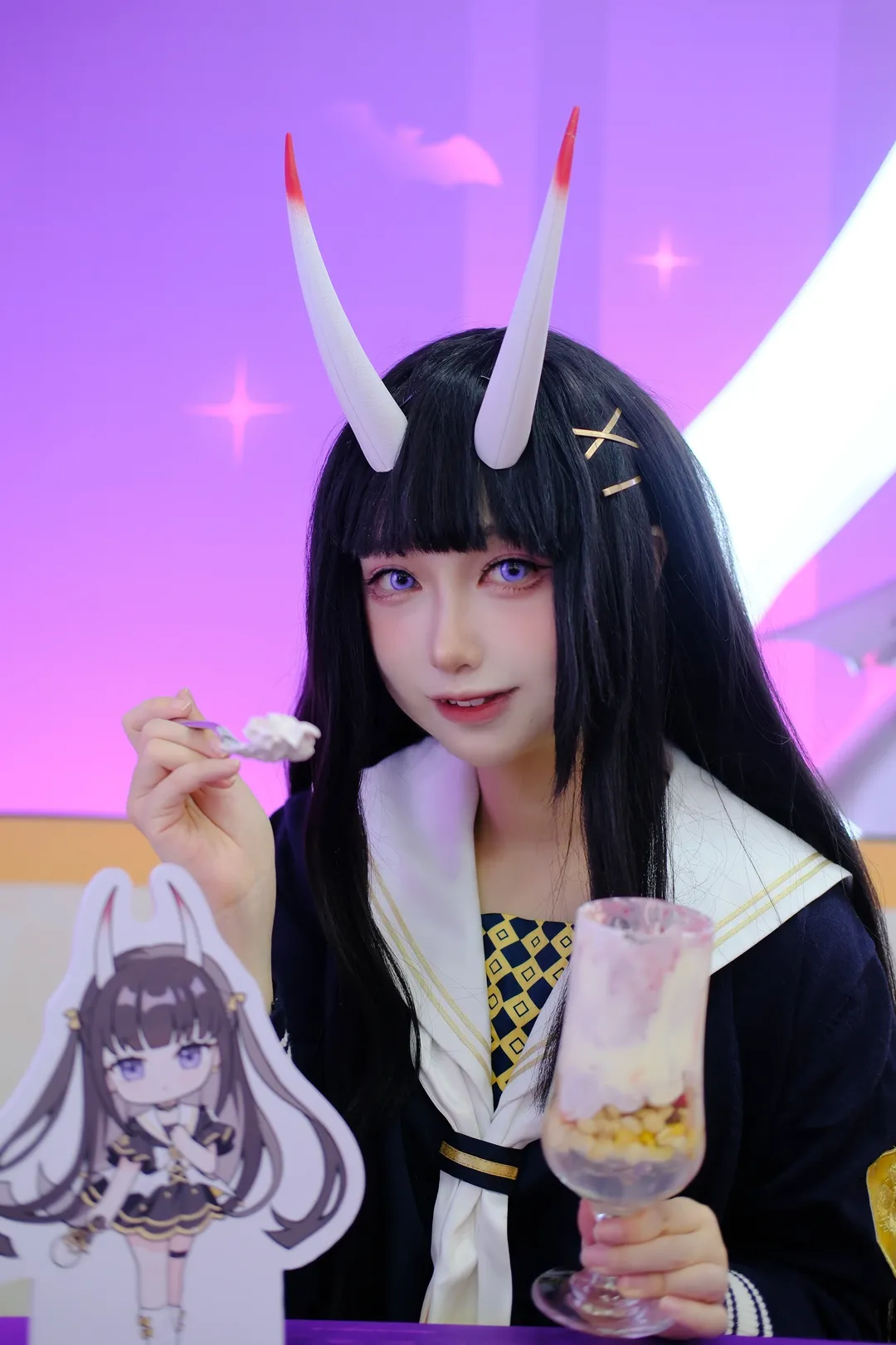 cosplay, 碧蓝航线, 能代cos, 联动餐厅, jk日常