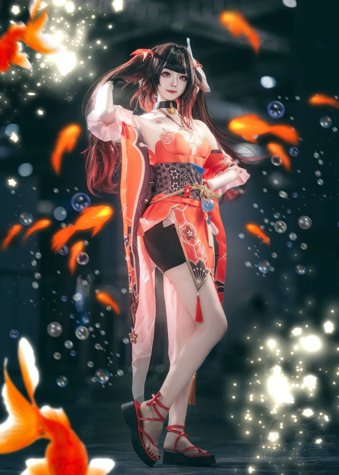 Anime-style photography, Honkai: Star Rail, Sparkle cosplay, Cosplay outfit, Honkai: Star Rail cosplay
