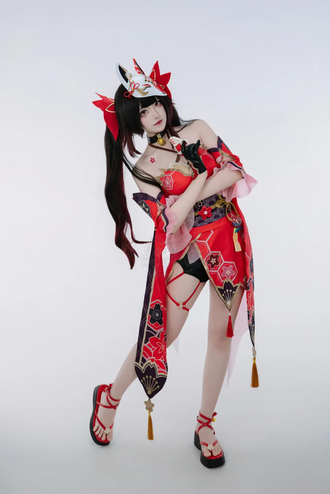 Honkai: Star Rail, Sparkle cosplay, Cosplay photography, Honkai: Star Rail Sparkle, Fox mask styling