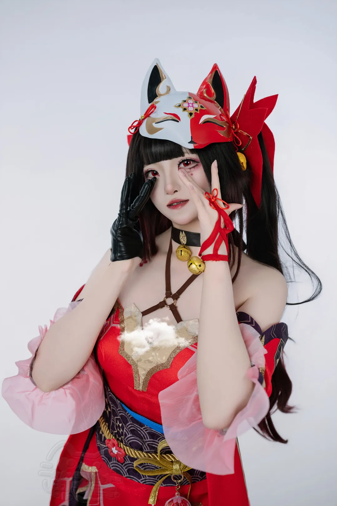 崩壊：スターレイル, 花火 コスプレ, コスプレ撮影, 崩壊：スターレイル 花火, 狐面スタイル - 6枚目