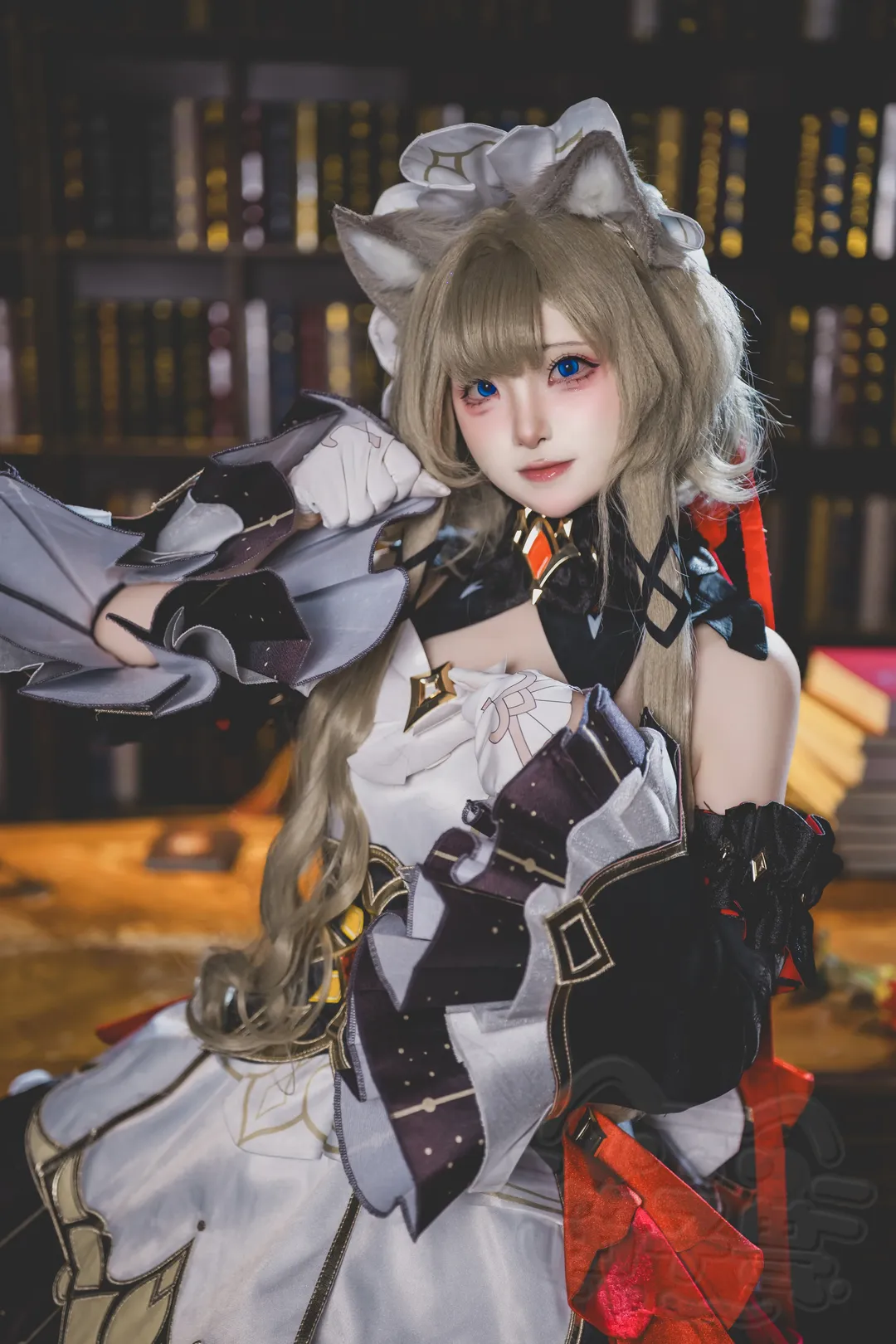 桑多涅cos, 原神, 二次元cosplay, 服装还原, 白丝cos - 第1张