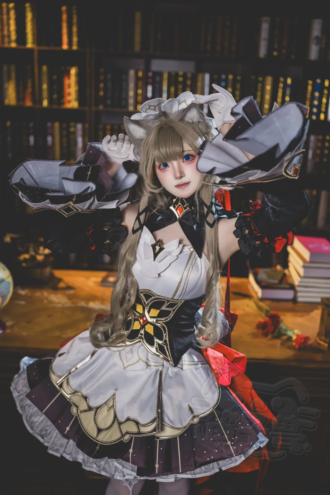 桑多涅cos, 原神, 二次元cosplay, 服装还原, 白丝cos - 第3张