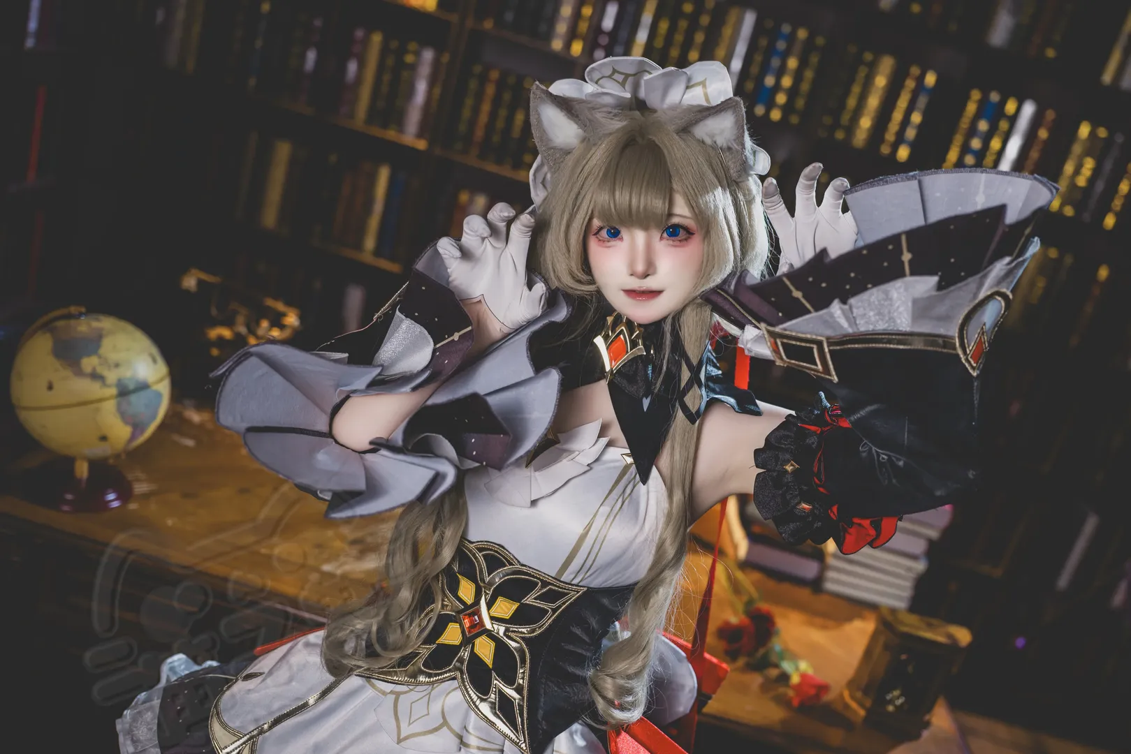 桑多涅cos, 原神, 二次元cosplay, 服装还原, 白丝cos - 第4张