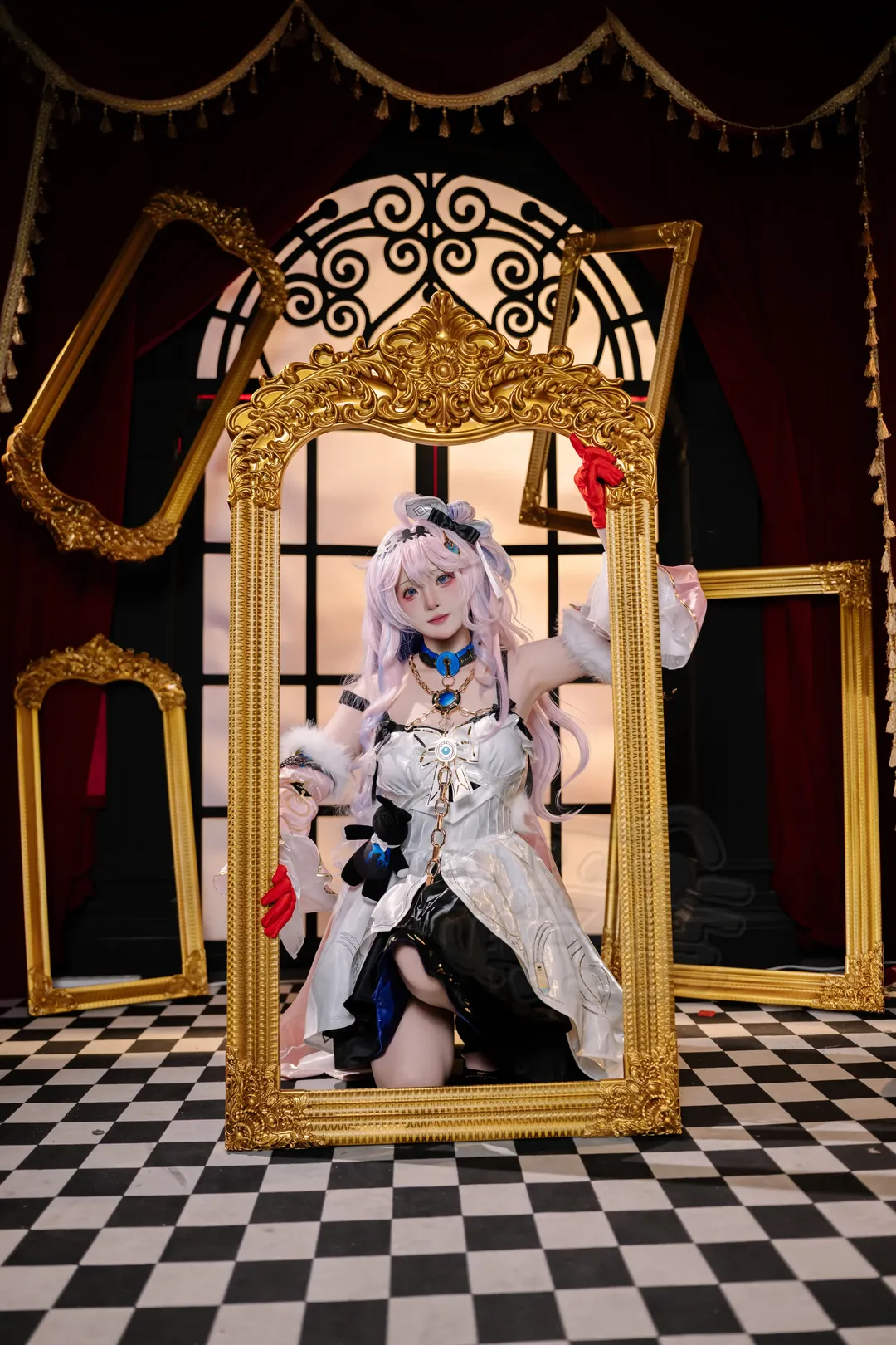 鸣潮, 达妮娅cos, cosplay, 华丽礼服, 镜中世界 - 第2张