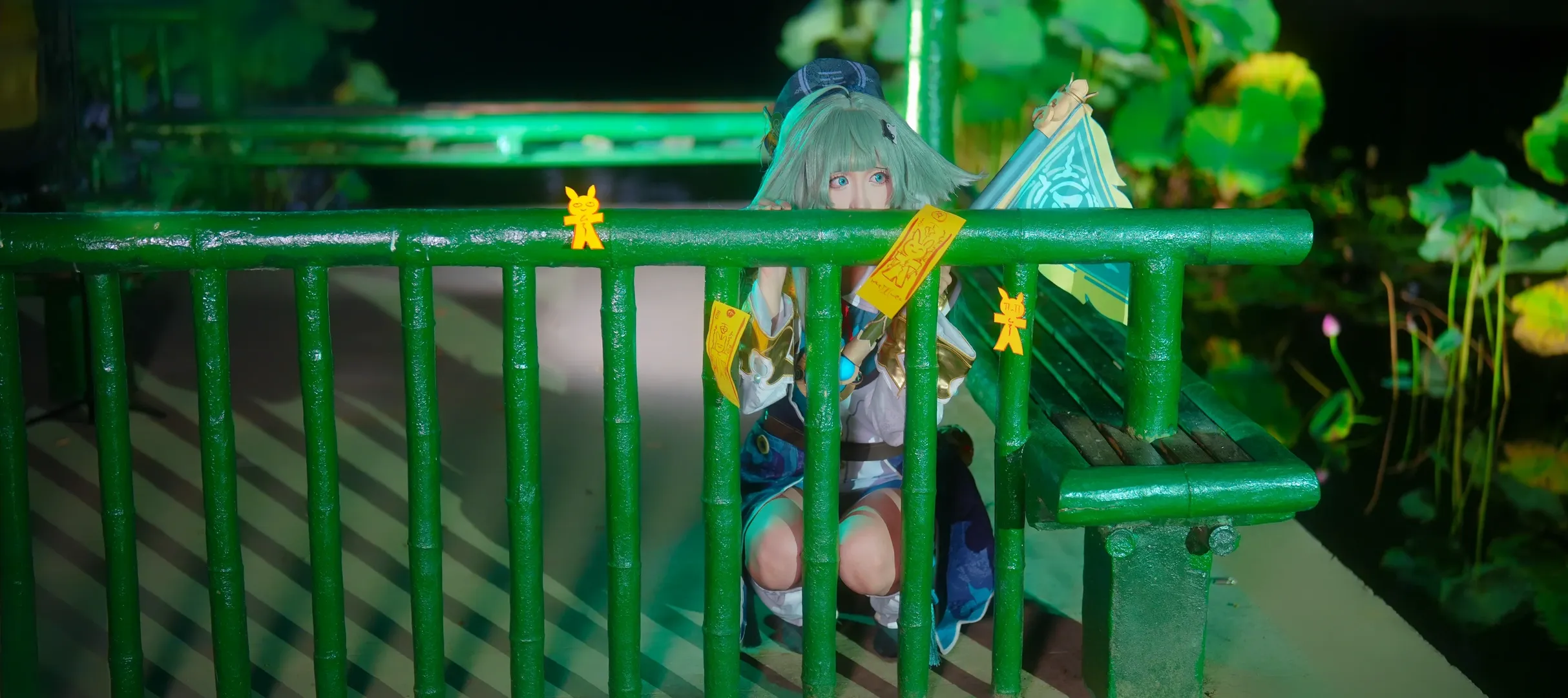 Honkai: Star Rail, Anime cosplay, Shanghai photoshoot booking, Huohuo cosplay, Night photography - Image 1